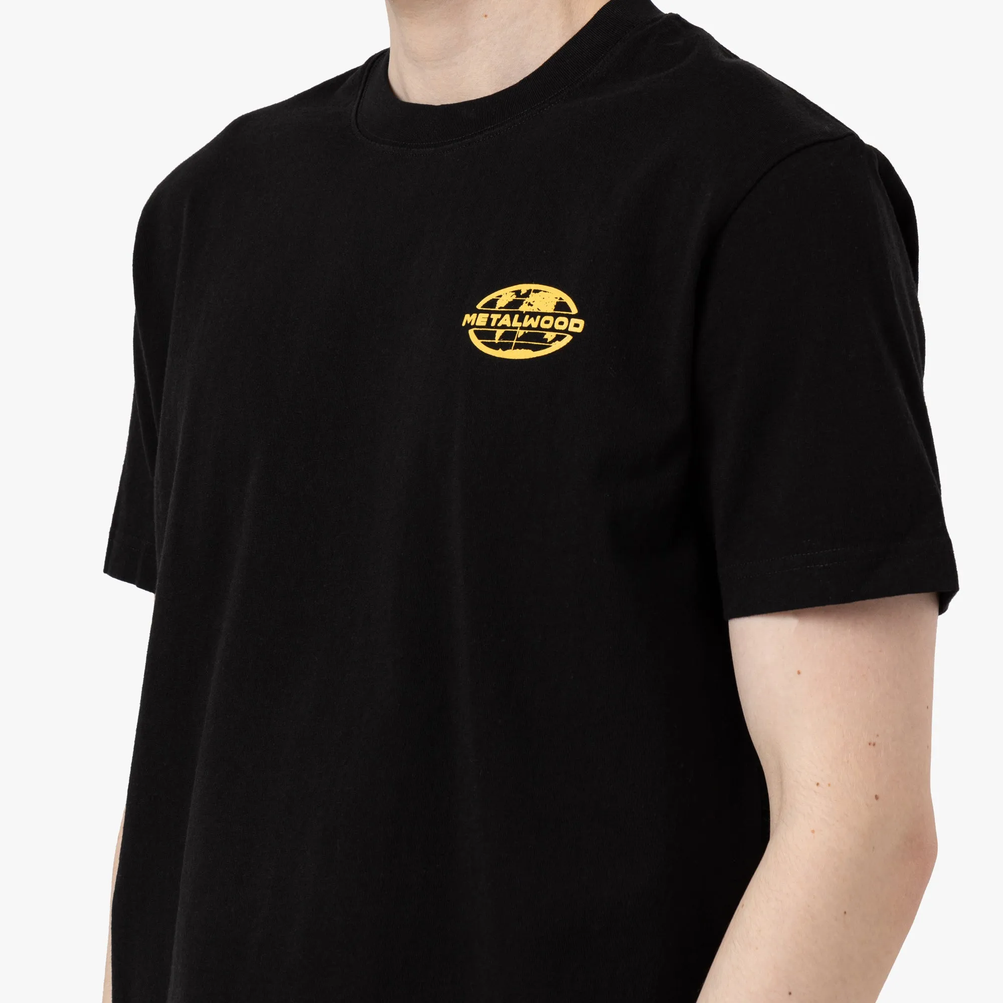 Metalwood 300 Yards T-Shirt / Overdyed Black