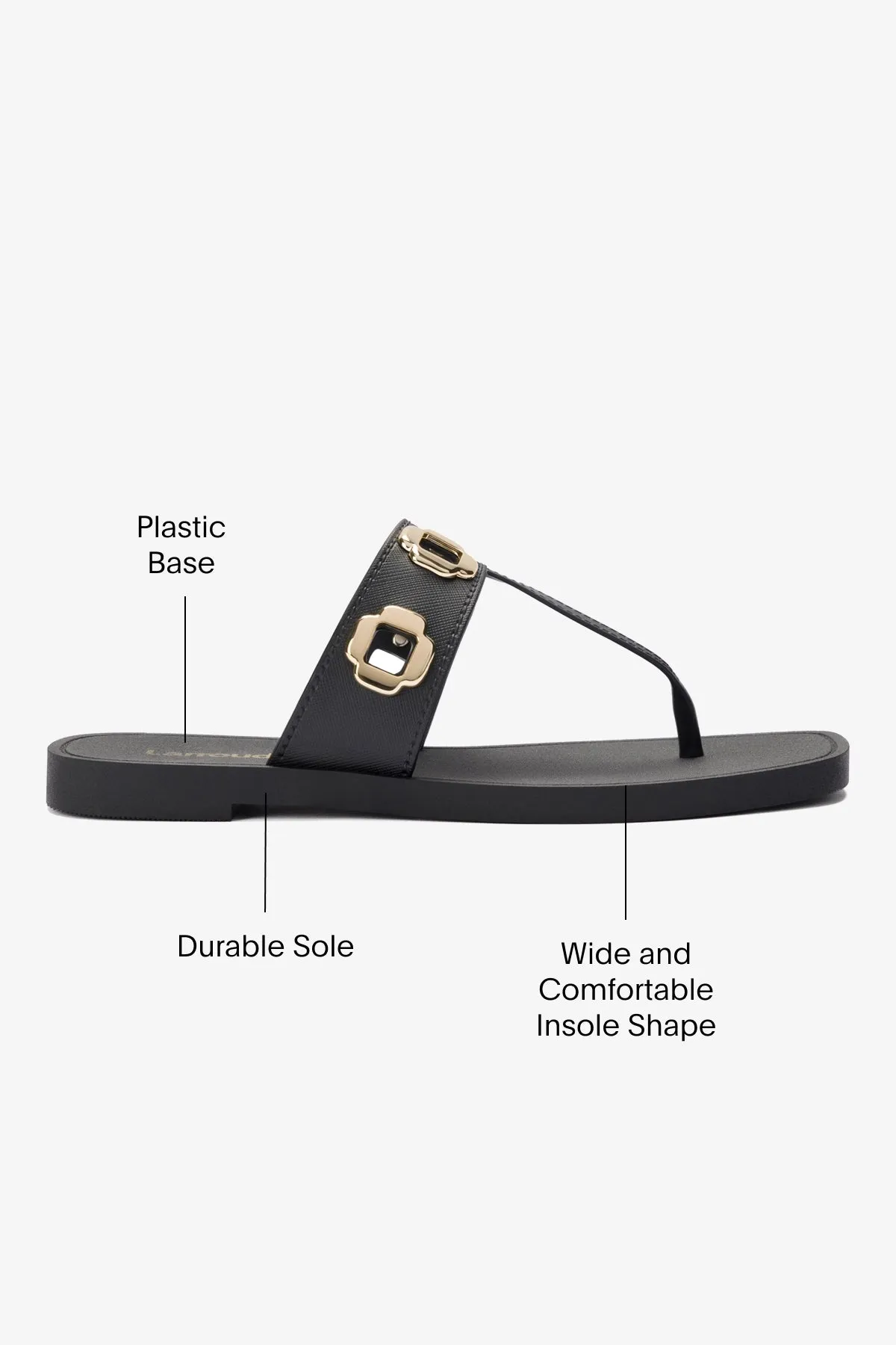 Milan S In Black PVC