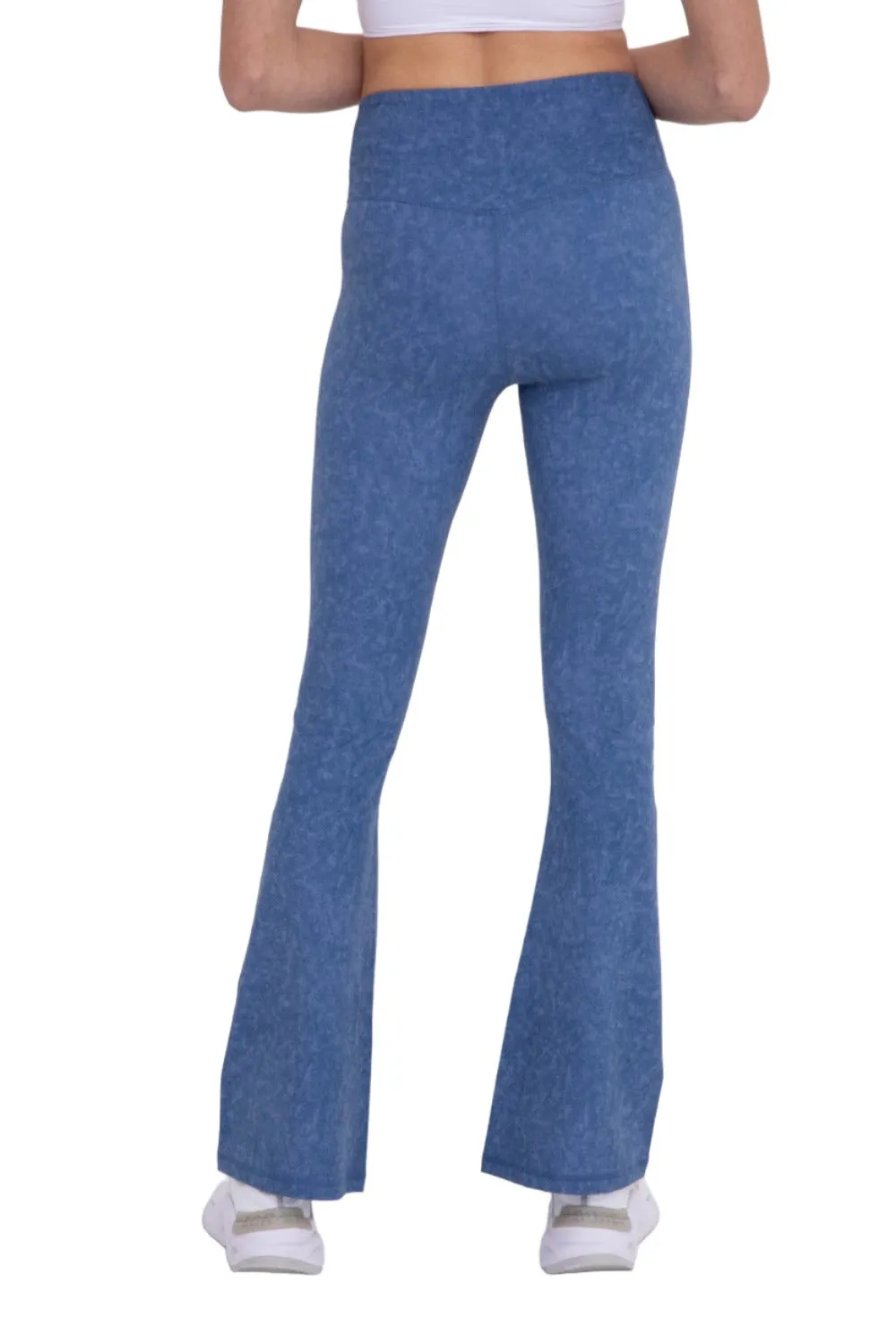 Mono B Muted Watercolor Flared Legging BP626
