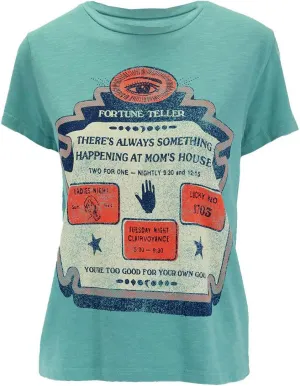 MOTHER Women's The Lil Sinful Short Sleeve T-Shirt, Fortune Teller