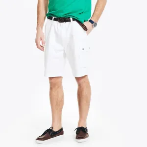 Nautica Men's 9.5" Navigator Cargo Short Bright White Nautica