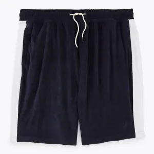 Nautica Men's Big & Tall Sustainably Crafted 9" Terry Short Stellar Blue Heather Nautica