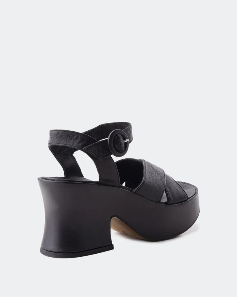 Nerissa Black Leather