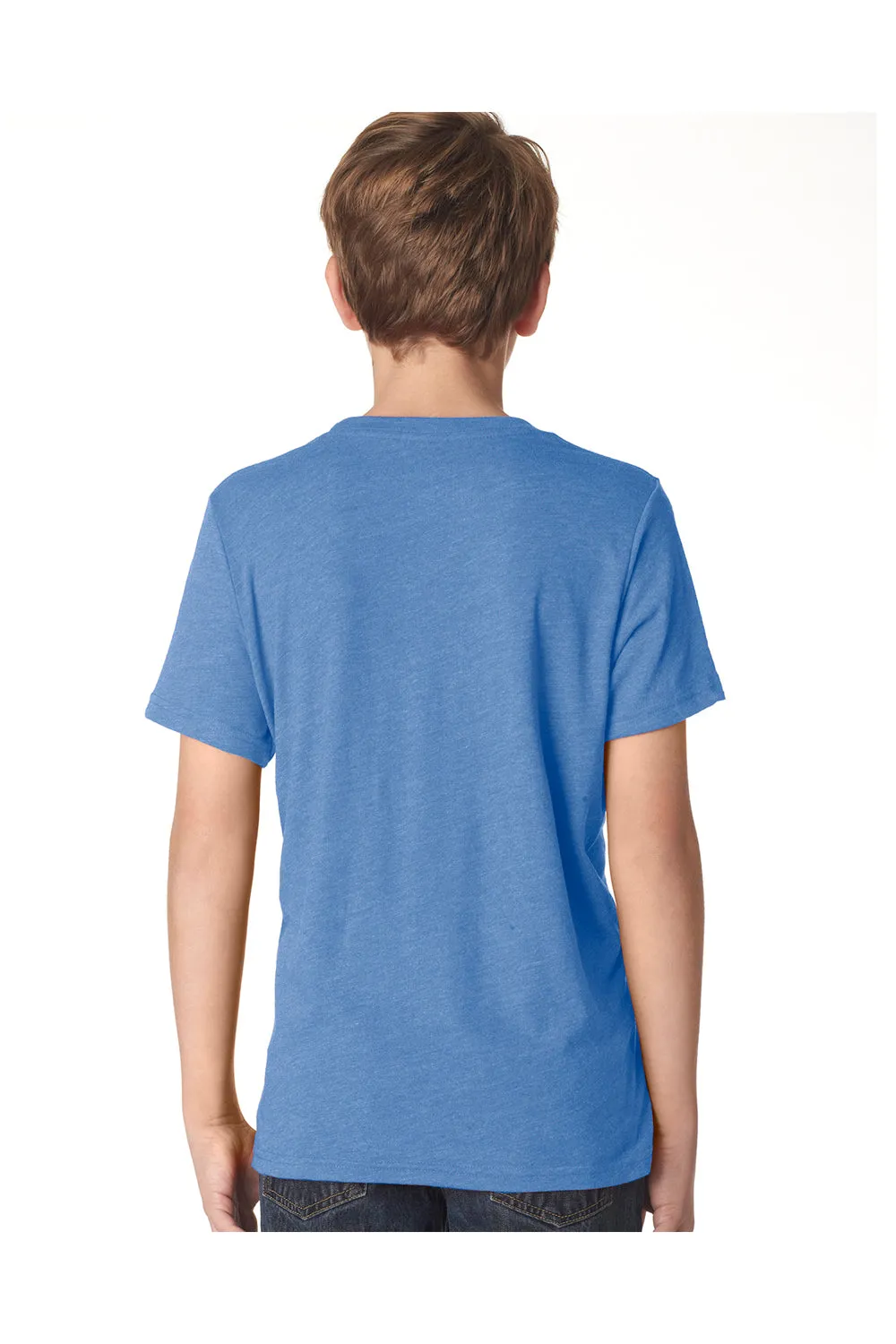 Next Level Youth Jersey Short Sleeve Crewneck T-Shirt - Vintage Royal Blue
