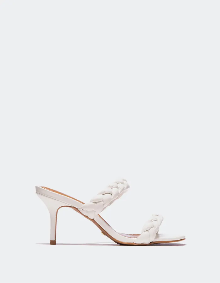 Nigella White Leather