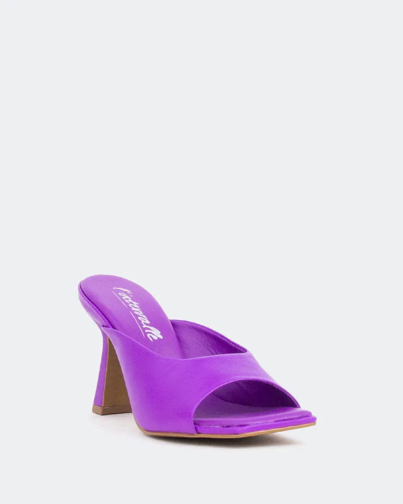 Noella, Purple Leather/Cuir Violet