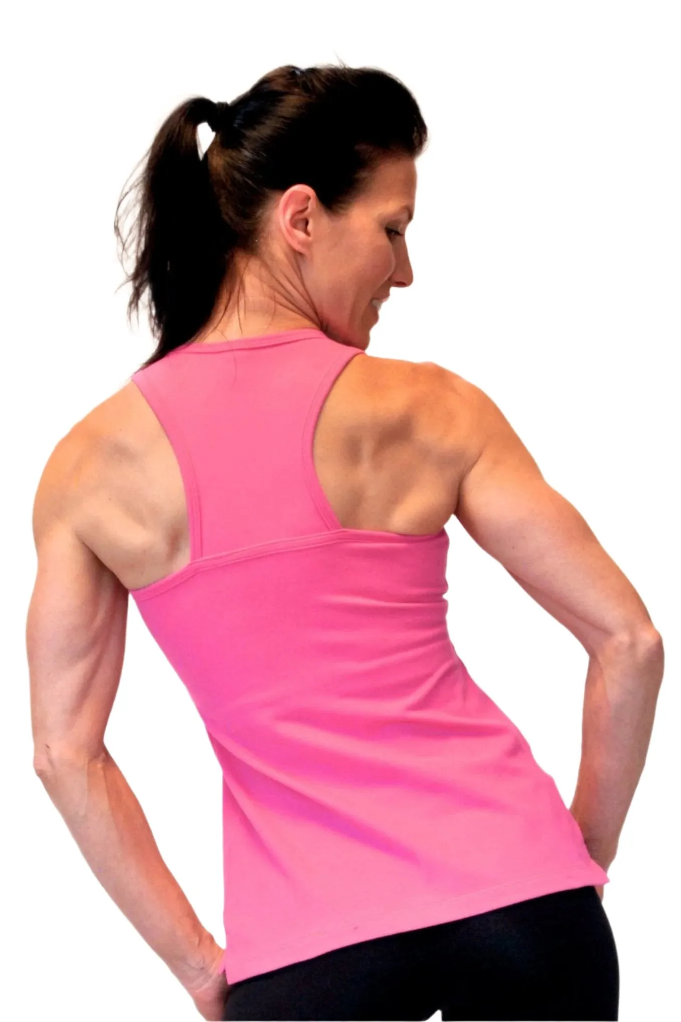 One Step Ahead Brushed Supplex Wrap Tank 20208L