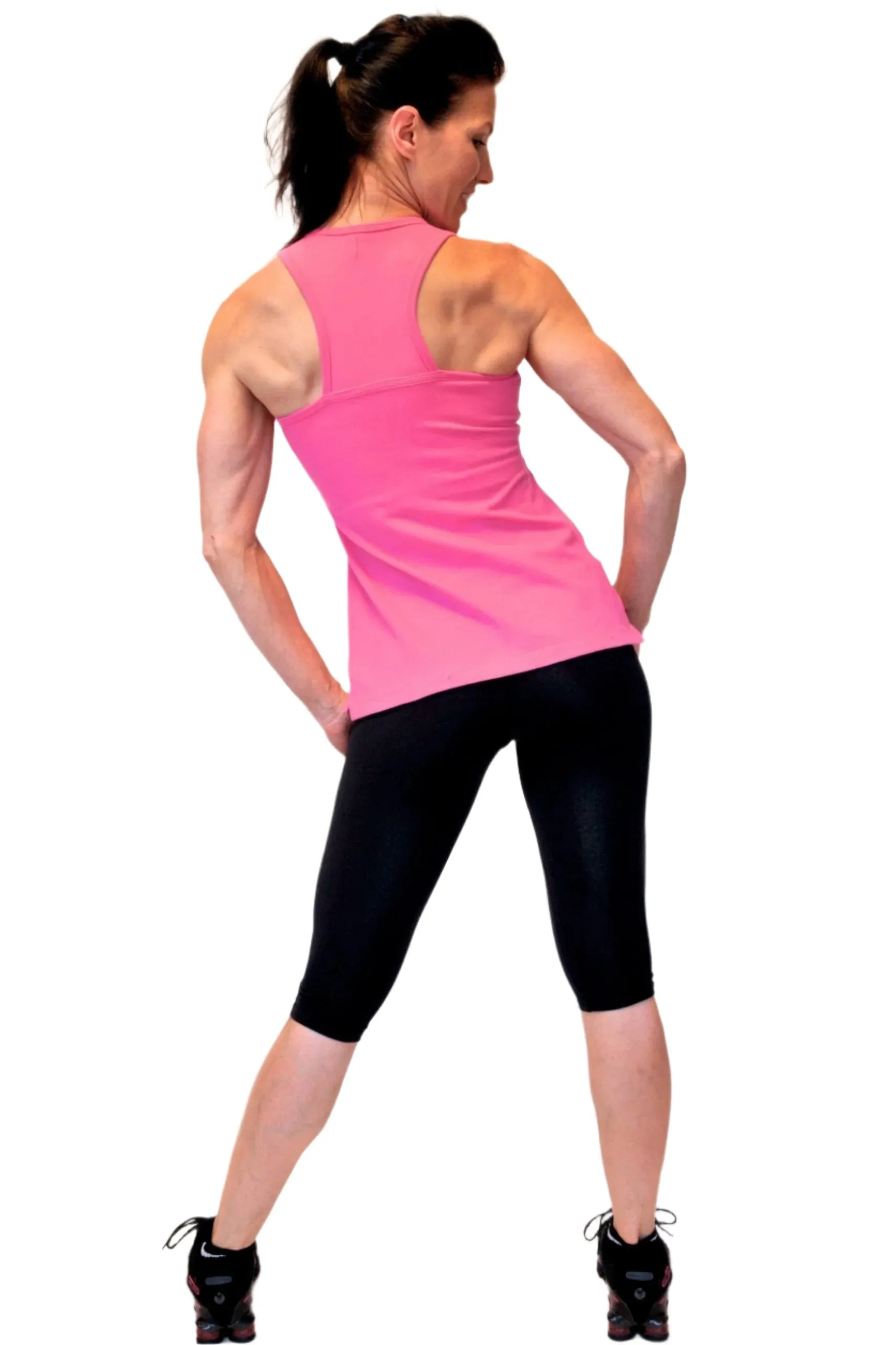 One Step Ahead Brushed Supplex Wrap Tank 20208L
