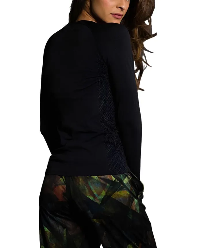 Onzie Hot Yoga Seamless Long Sleeve Crew 344
