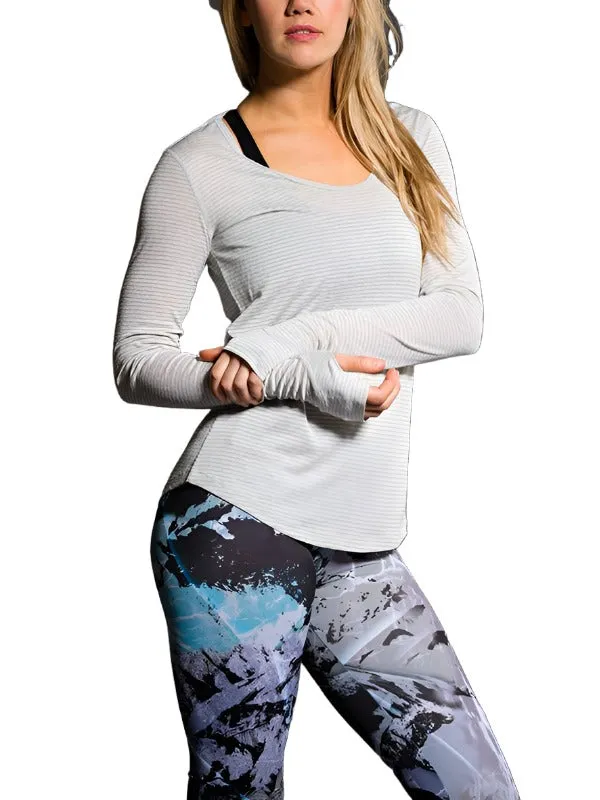 Onzie Hot Yoga Wave Long Sleeve Top 385