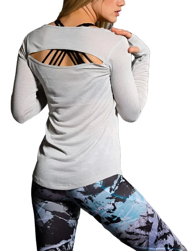 Onzie Hot Yoga Wave Long Sleeve Top 385