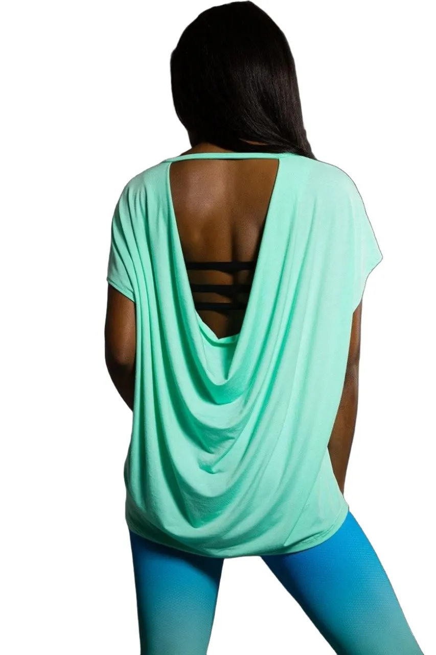 Onzie Hot Yoga Wear Drop Back Top 3056