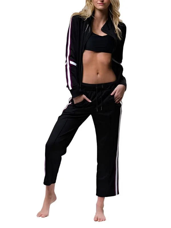Onzie Yoga Flow Tract Pant 2074 Black/Aubergine