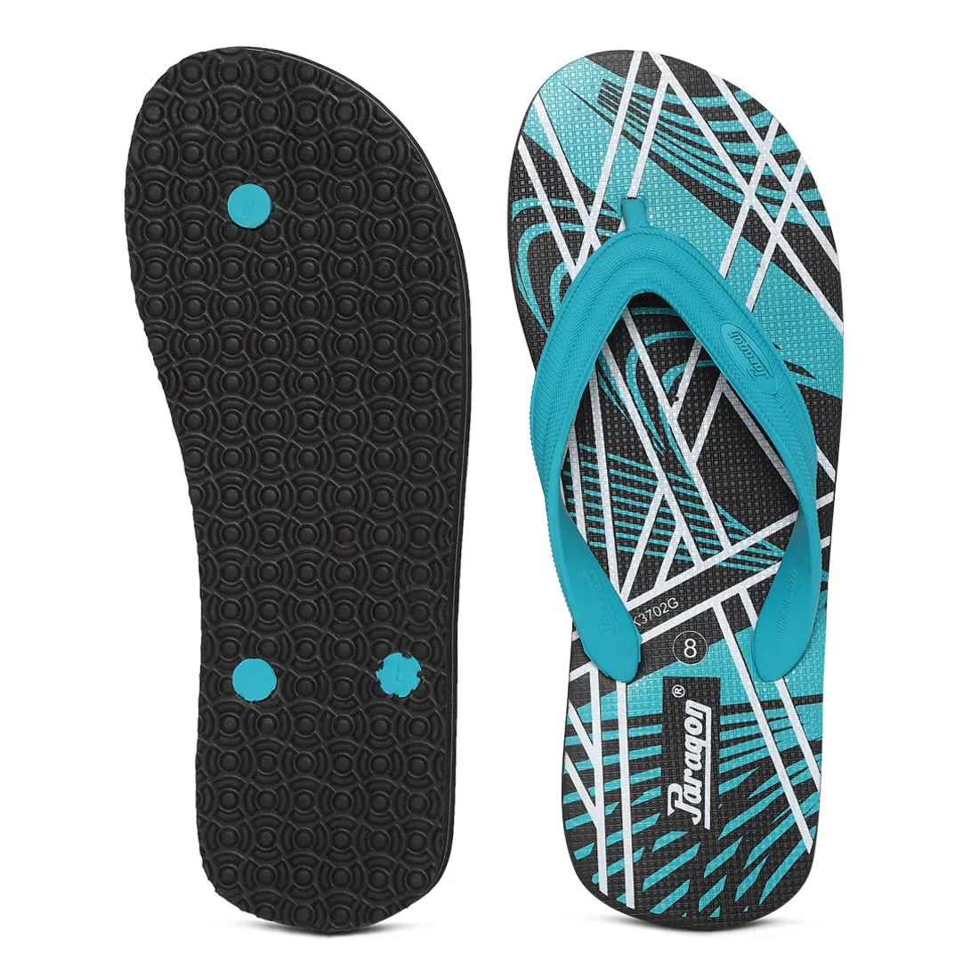 Paragon  HWK3702G Men Stylish Lightweight Flipflops | Casual & Comfortable Daily-wear Slippers for Indoor & Outdoor | For Everyday Use