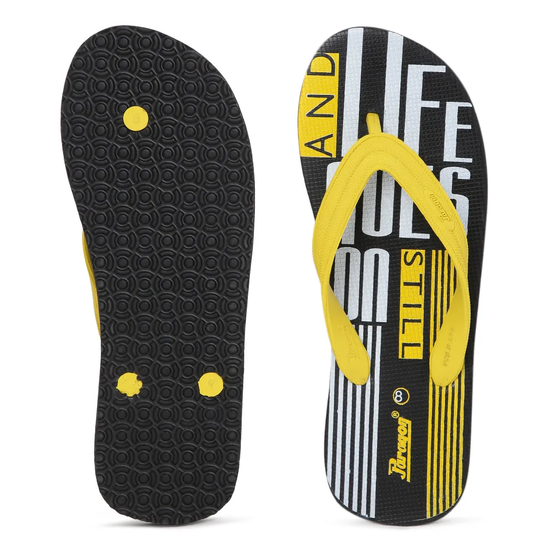 Paragon  HWK3704G Men Stylish Lightweight Flipflops | Casual & Comfortable Daily-wear Slippers for Indoor & Outdoor | For Everyday Use