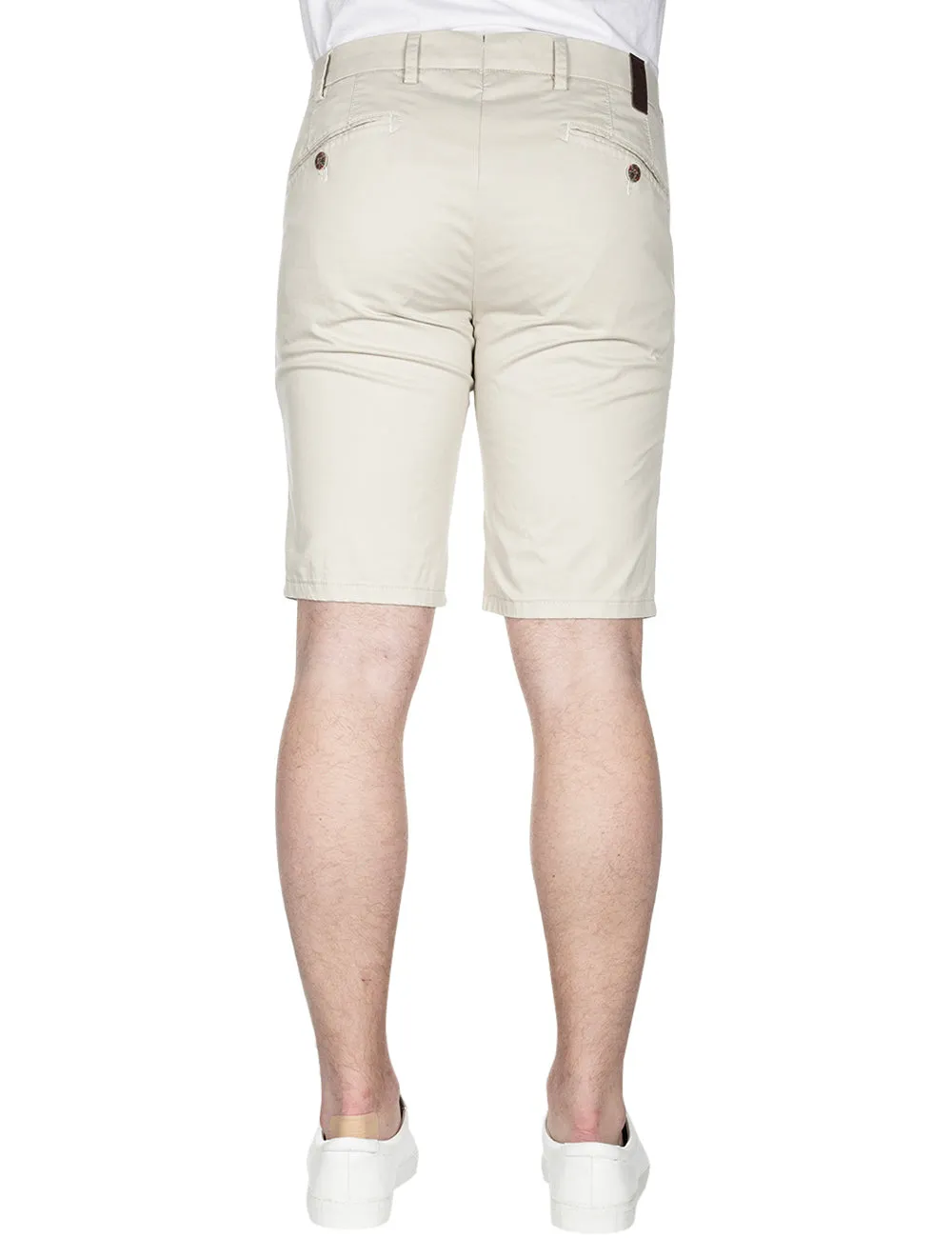 Pegasus Cotton Chino Shorts Beige