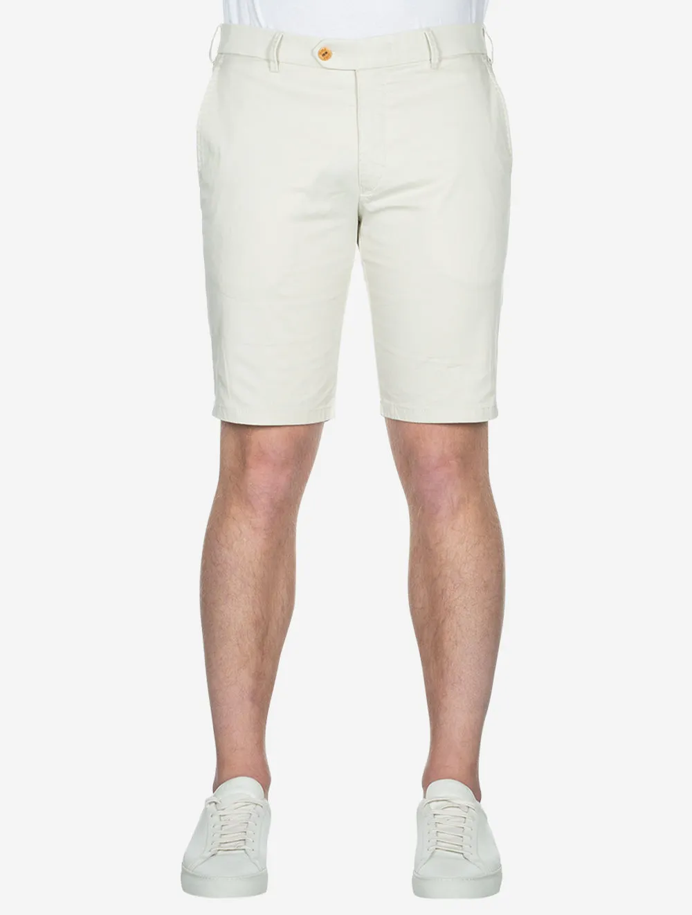 Pegasus Cotton Chino Shorts Beige