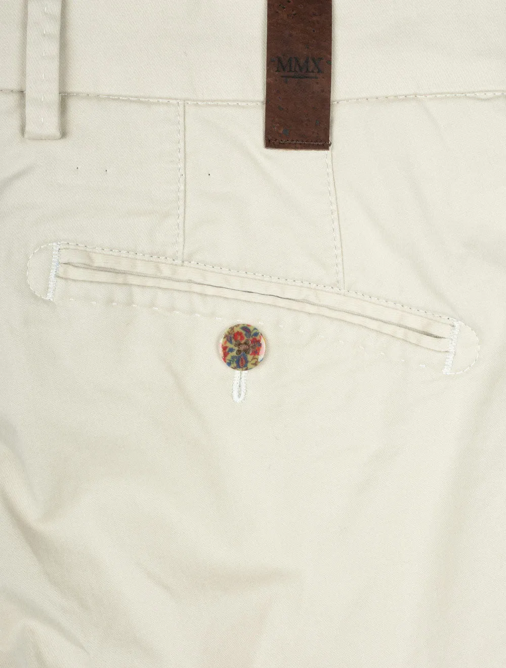 Pegasus Cotton Chino Shorts Beige