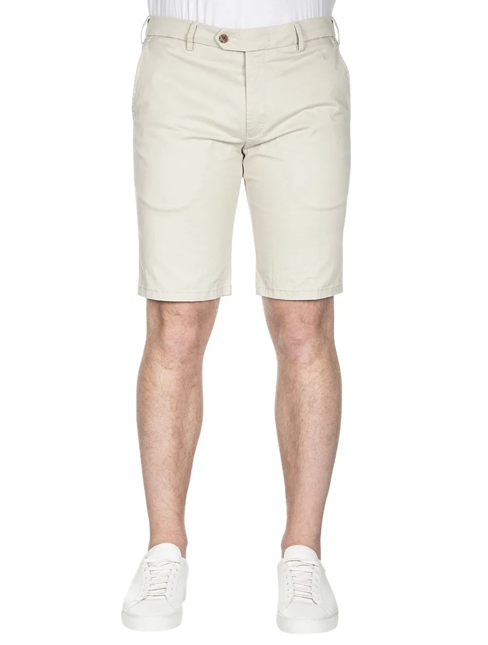 Pegasus Cotton Chino Shorts Beige