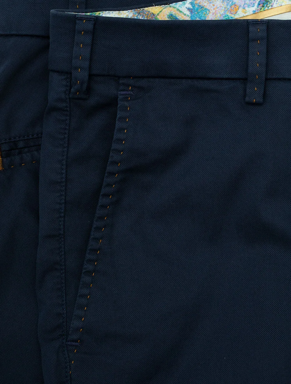 Pegasus Cotton Chino Shorts Navy
