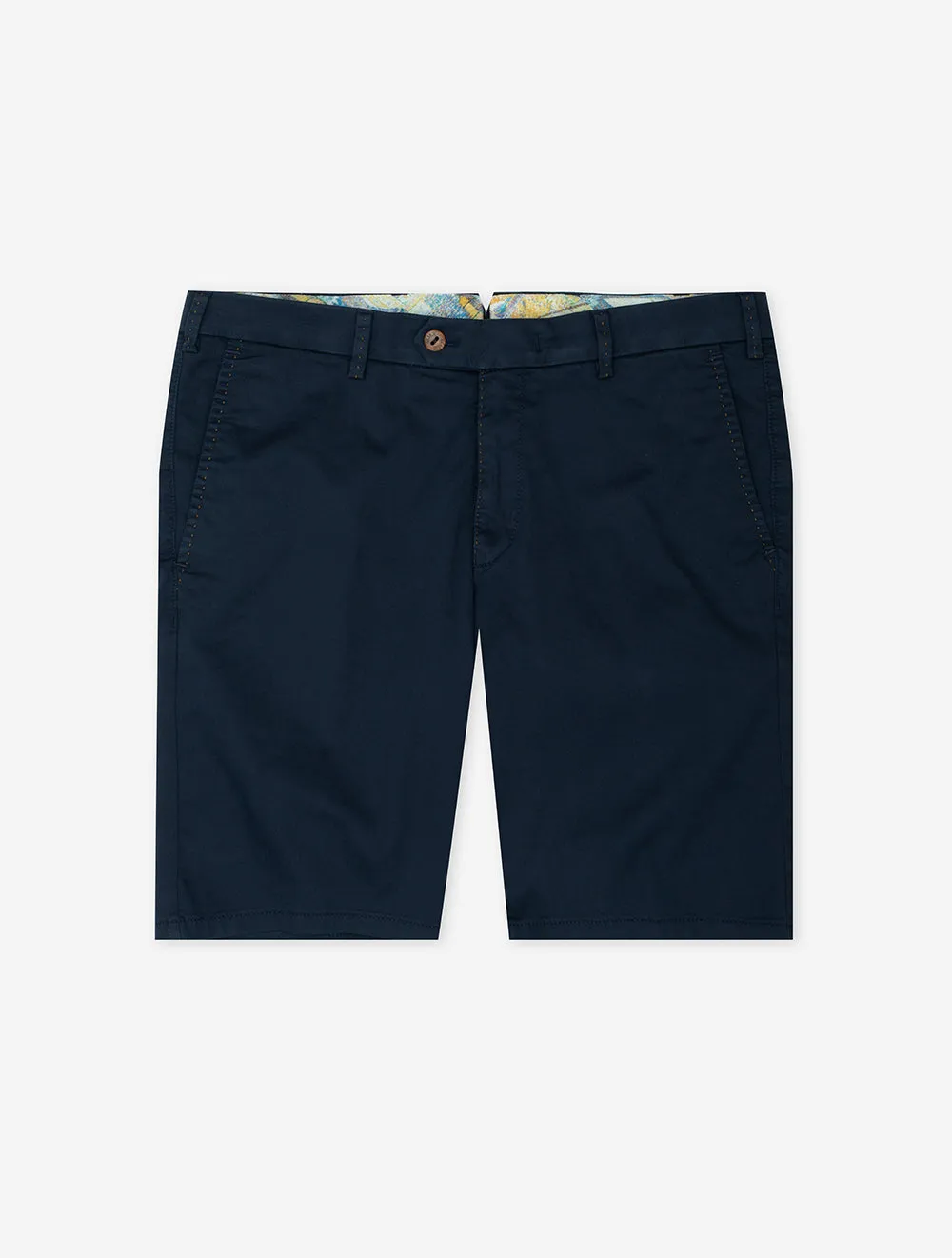 Pegasus Cotton Chino Shorts Navy