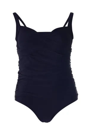 Plunge V neck Swimsuit | NAVY | 0709YY