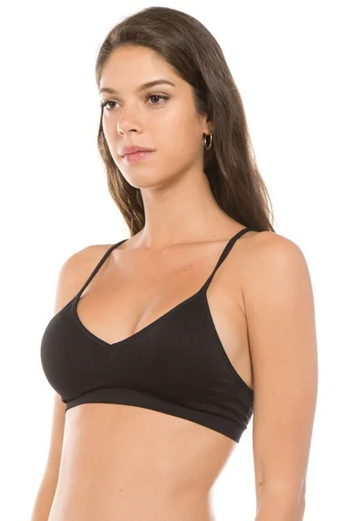 Plunging V Neck Seamless Bra ANE-04