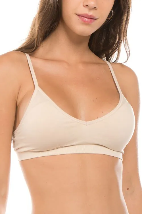 Plunging V Neck Seamless Bra ANE-04