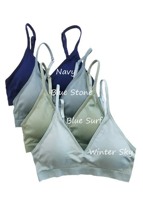Plunging V Neck Seamless Bra ANE-04