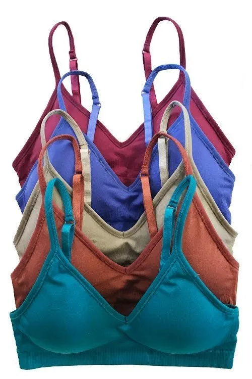 Plunging V Neck Seamless Bra ANE-04