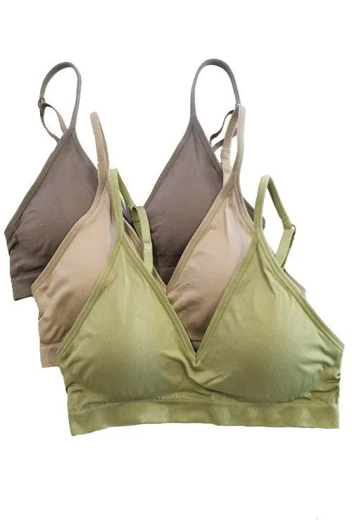Plunging V Neck Seamless Bra ANE-04