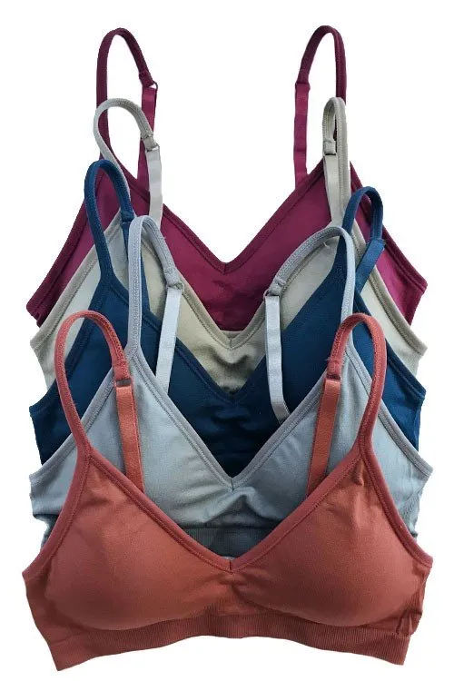 Plunging V Neck Seamless Bra ANE-04