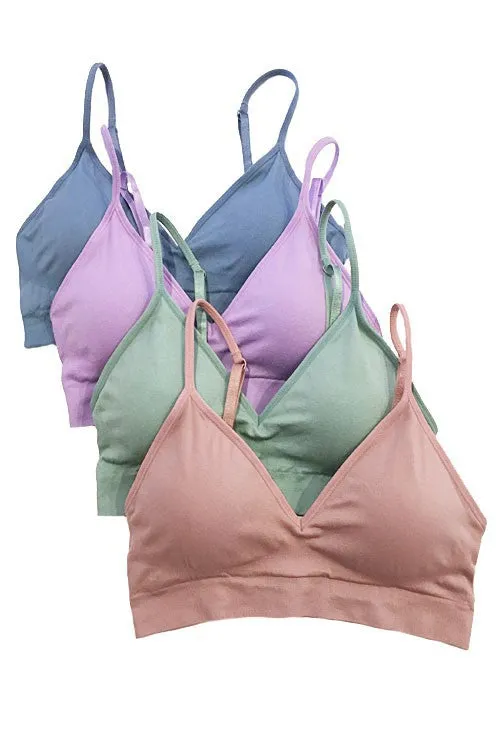 Plunging V Neck Seamless Bra ANE-04