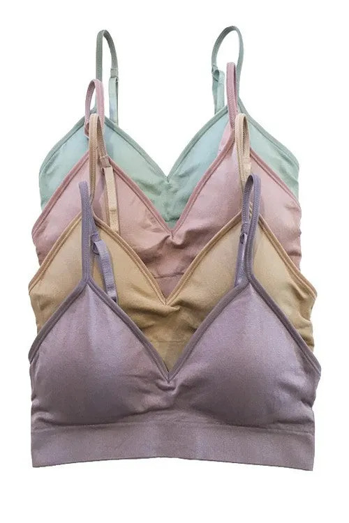 Plunging V Neck Seamless Bra ANE-04