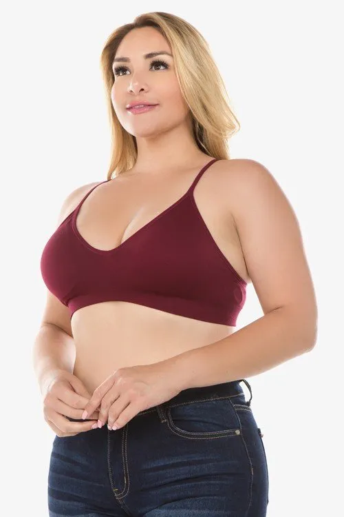 Plunging V Neck Seamless Bra ANE-04