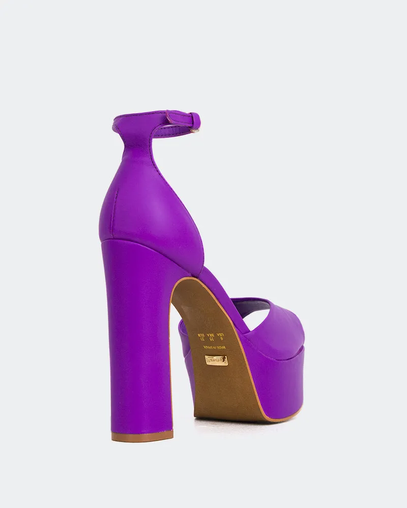 Porfi Purple Leather
