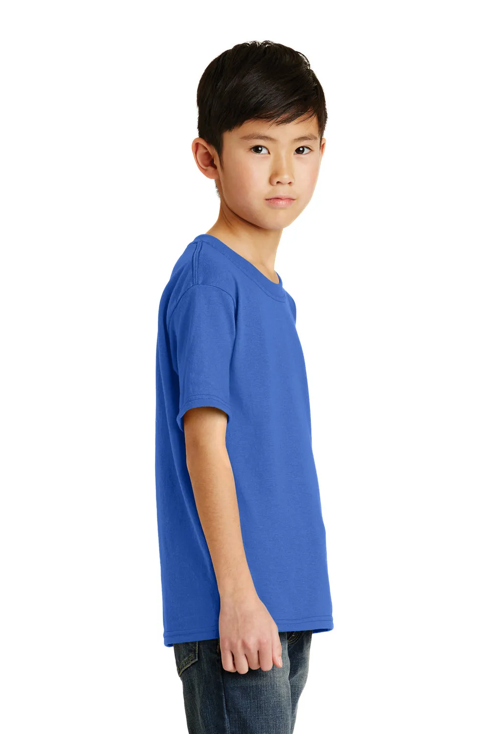 Port & Company Youth Core Short Sleeve Crewneck T-Shirt - Royal Blue