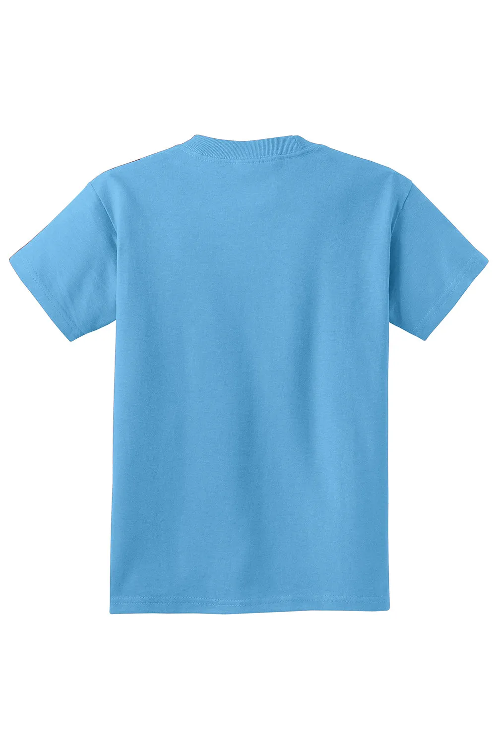 Port & Company Youth Essential Short Sleeve Crewneck T-Shirt - Aquatic Blue