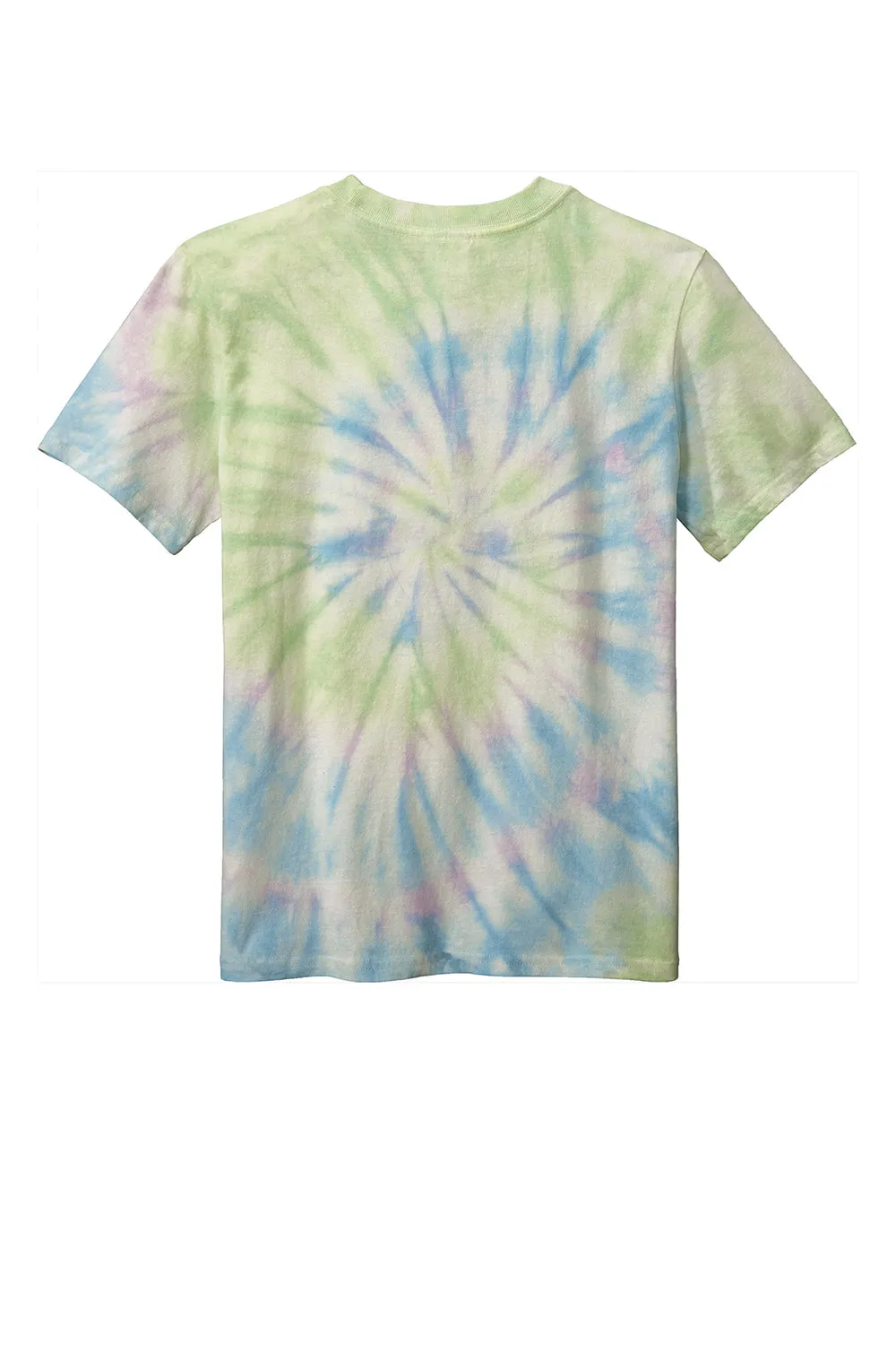 Port & Company Youth Tie-Dye Short Sleeve Crewneck T-Shirt - Watercolor Spiral