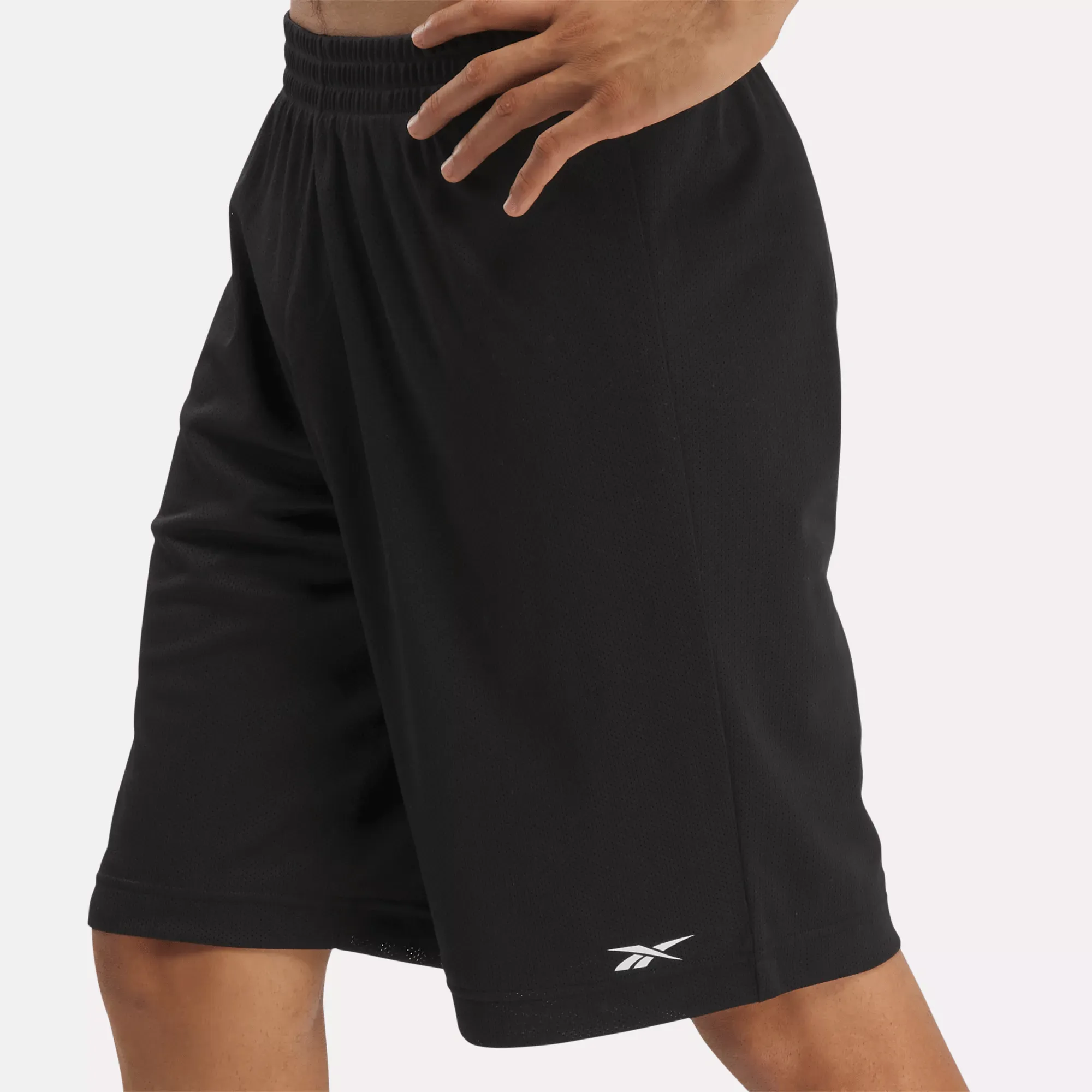 Reebok Clothing Men's Basketball Open-Hole Mesh Shorts