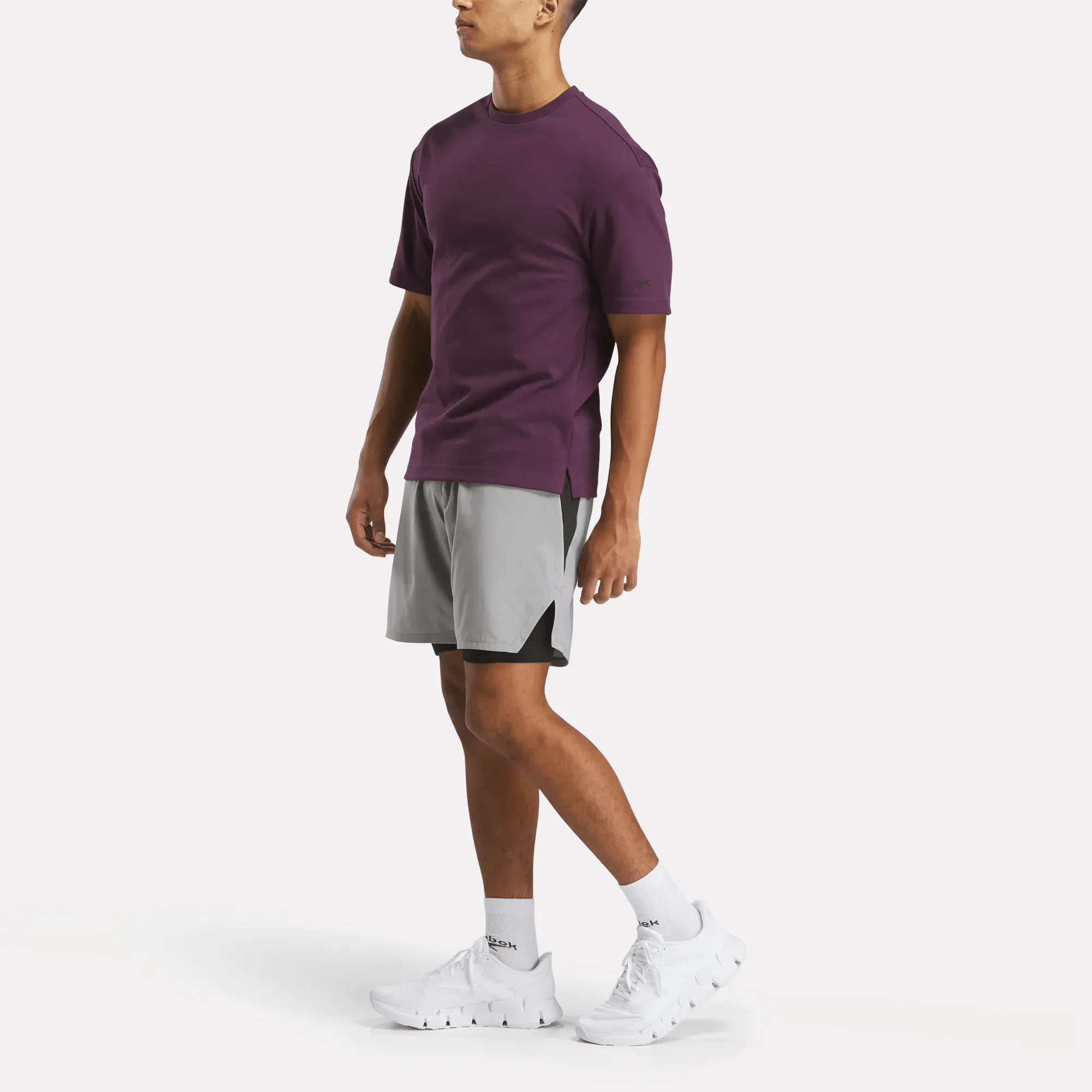 Reebok Clothing Men's Running Two-In-One Shorts 5"