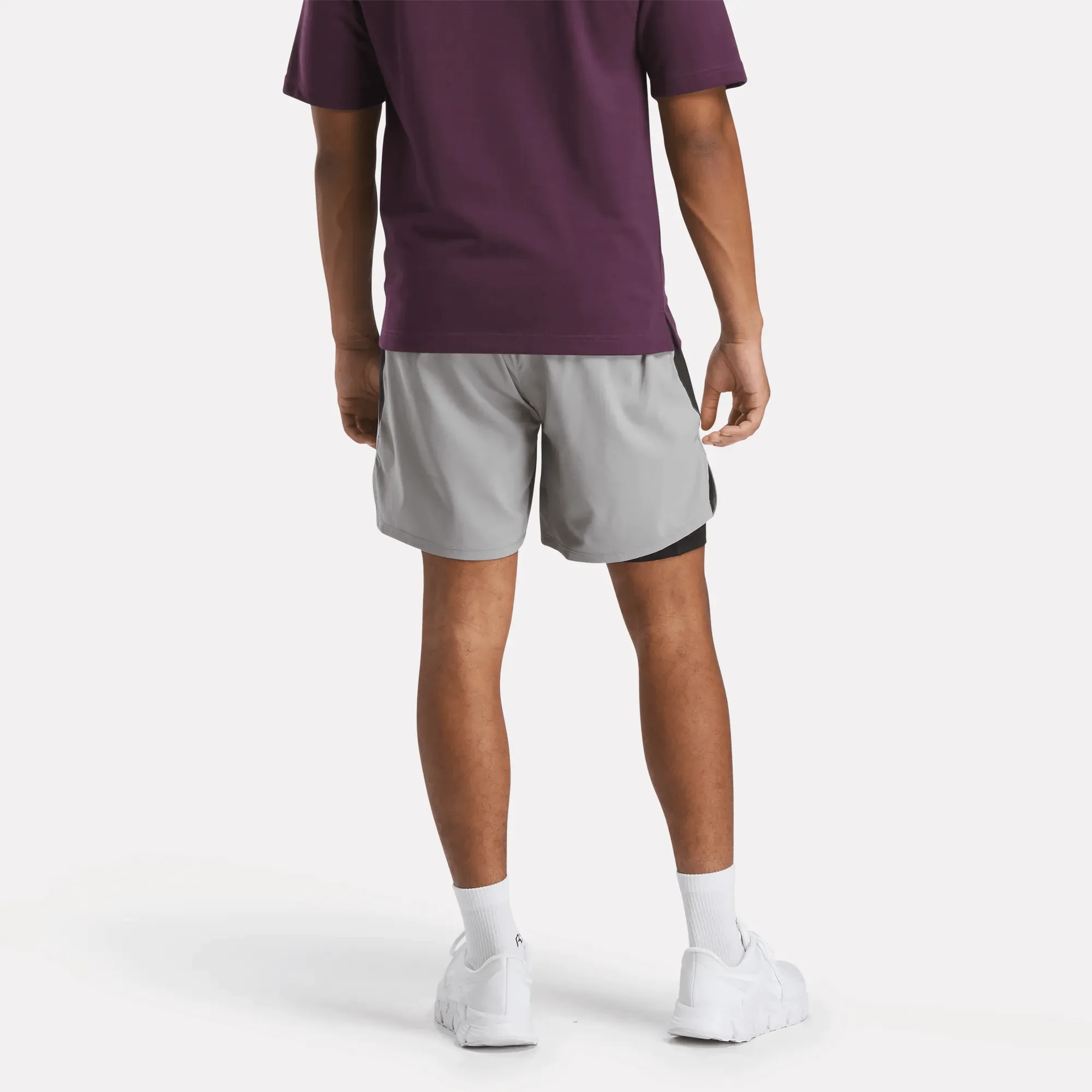 Reebok Clothing Men's Running Two-In-One Shorts 5"