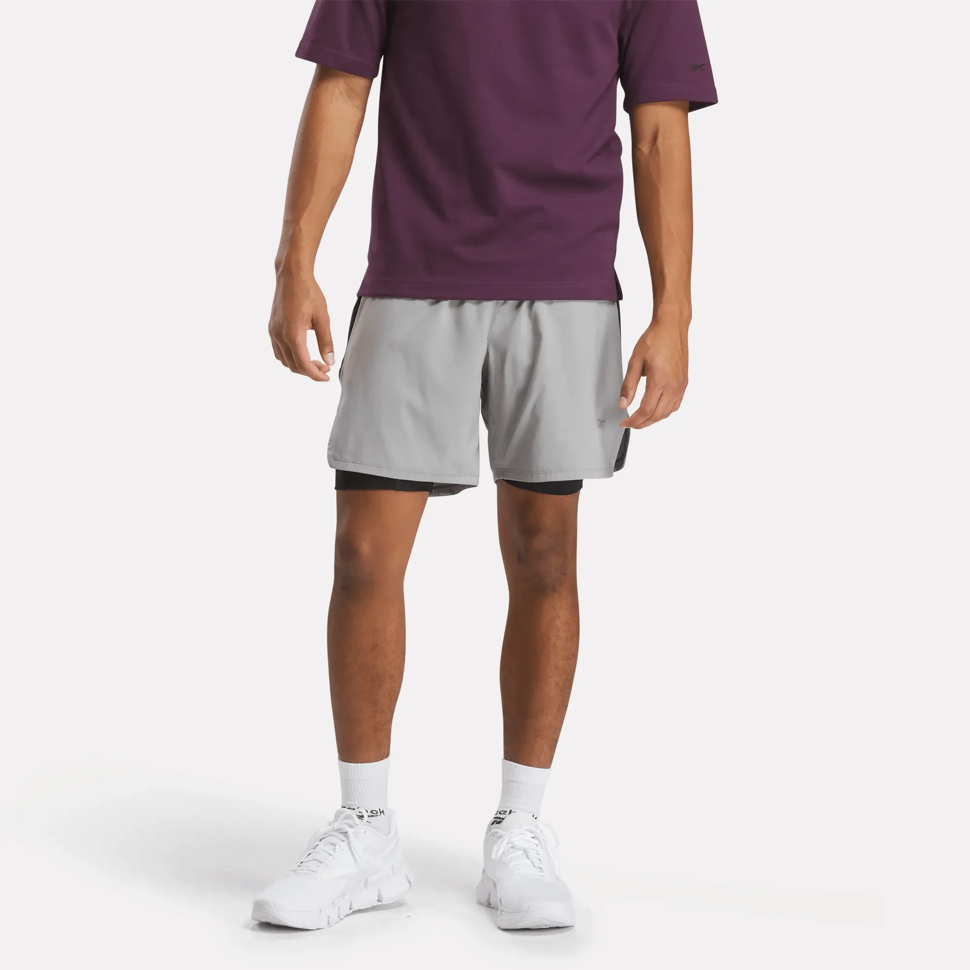 Reebok Clothing Men's Running Two-In-One Shorts 5"