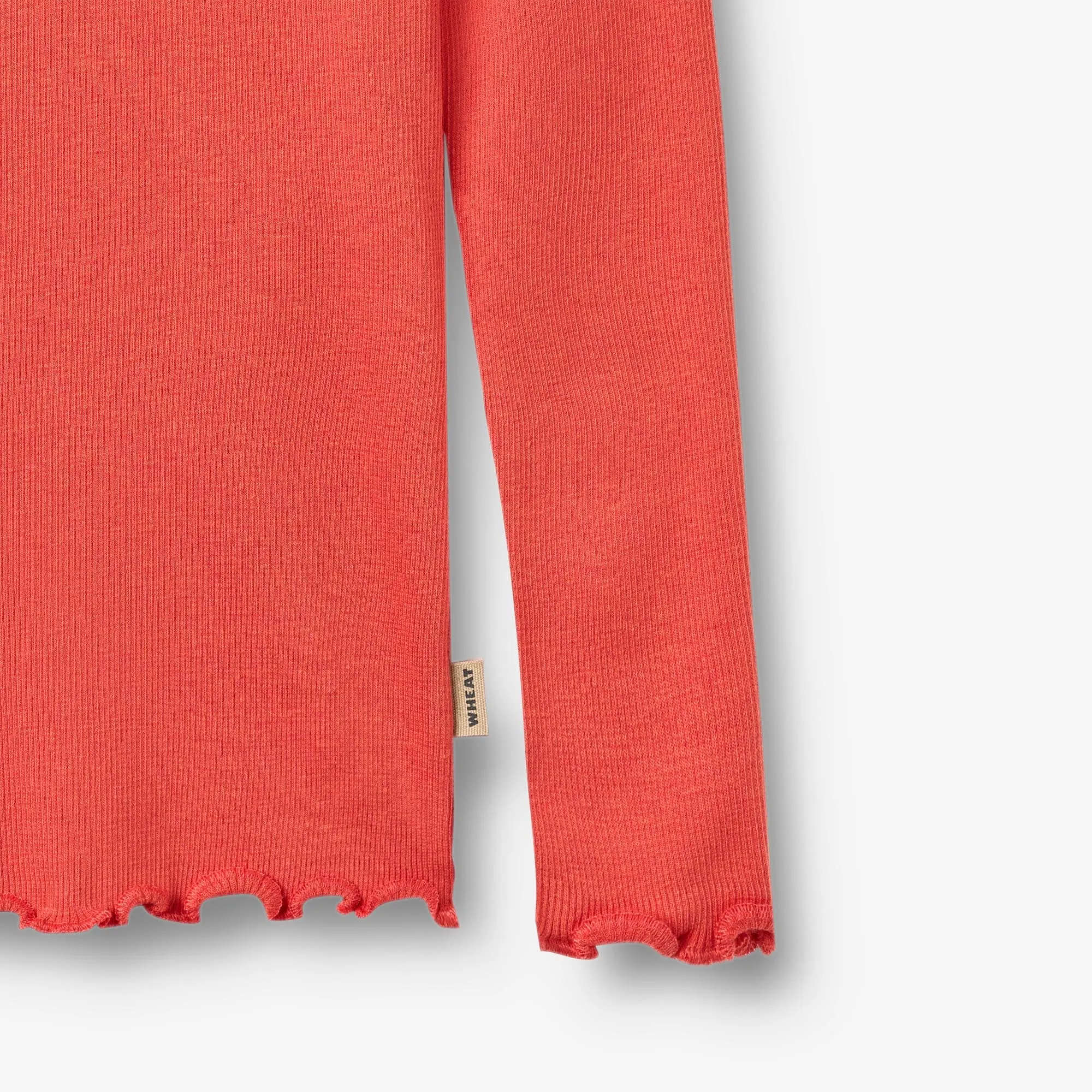 Rib T-Shirt L/S Reese - candy red