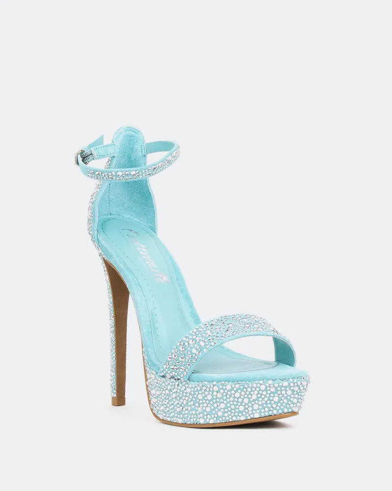 Rinna, Turquoise Suede/Suède Tur.
