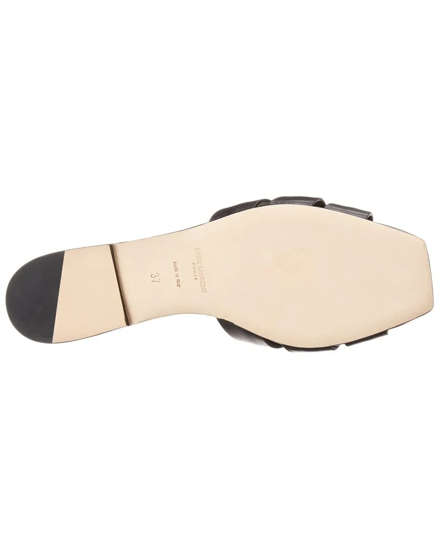 Saint Laurent Tribute Leather Sandal
