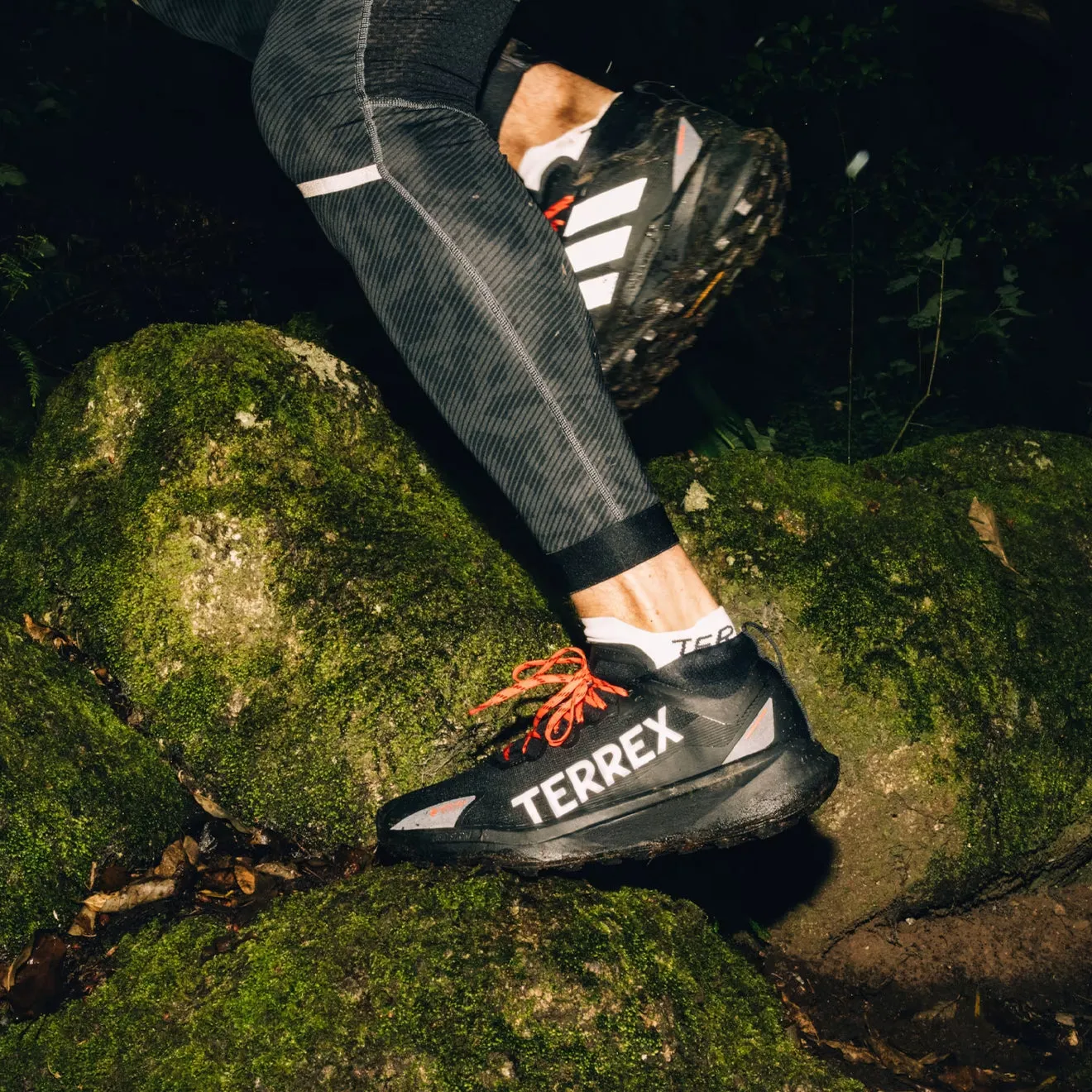 Shoes Adidas Terrex Men Adidas Terrex Agravic GTX Trail Running Shoe Core Black / Grey / Semi Impact Orange