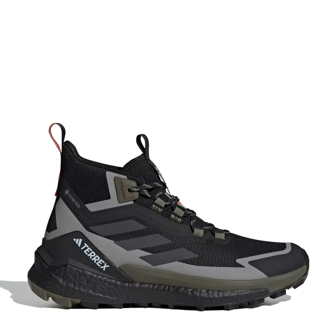 Shoes Adidas Terrex Men Adidas Terrex Free Hiker 2 Gore-Tex Hiking Shoes Core Black / Carbon / Olive Strata