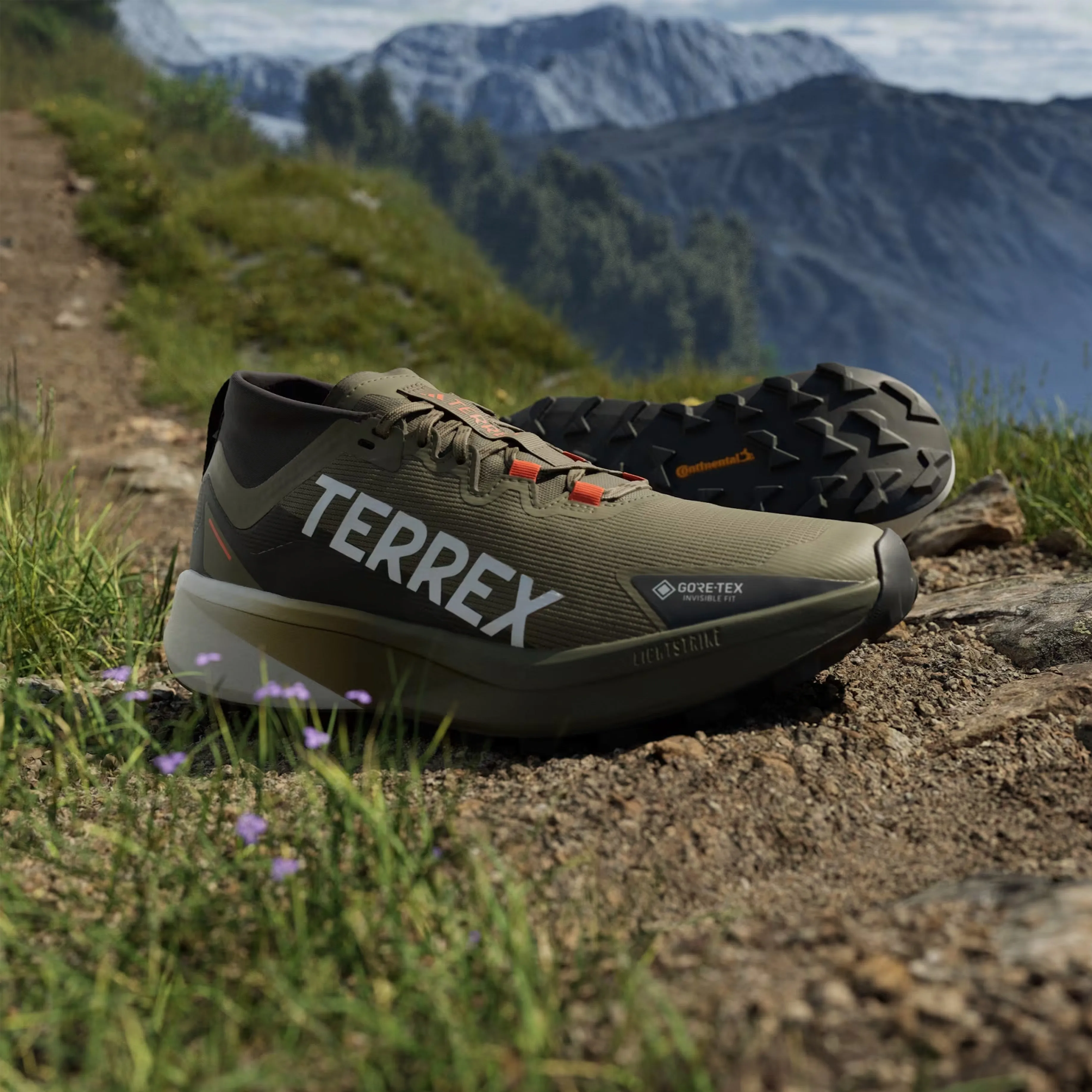 Shoes Adidas Terrex Men Adidas Terrex trail running shoes Agravic Black / Green