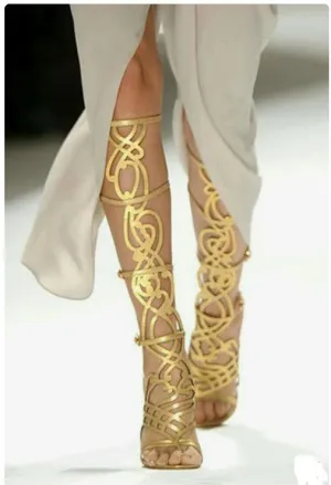 show high hollow toe boots fashion 2019 women shoes summer sandals Fashion Nova Shoes